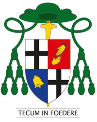 Wappen mit Wahlspruch: Bischof Dr. Michael Gerber